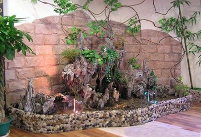 室內假山圖片欣賞